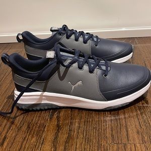 Puma mens gold shoes